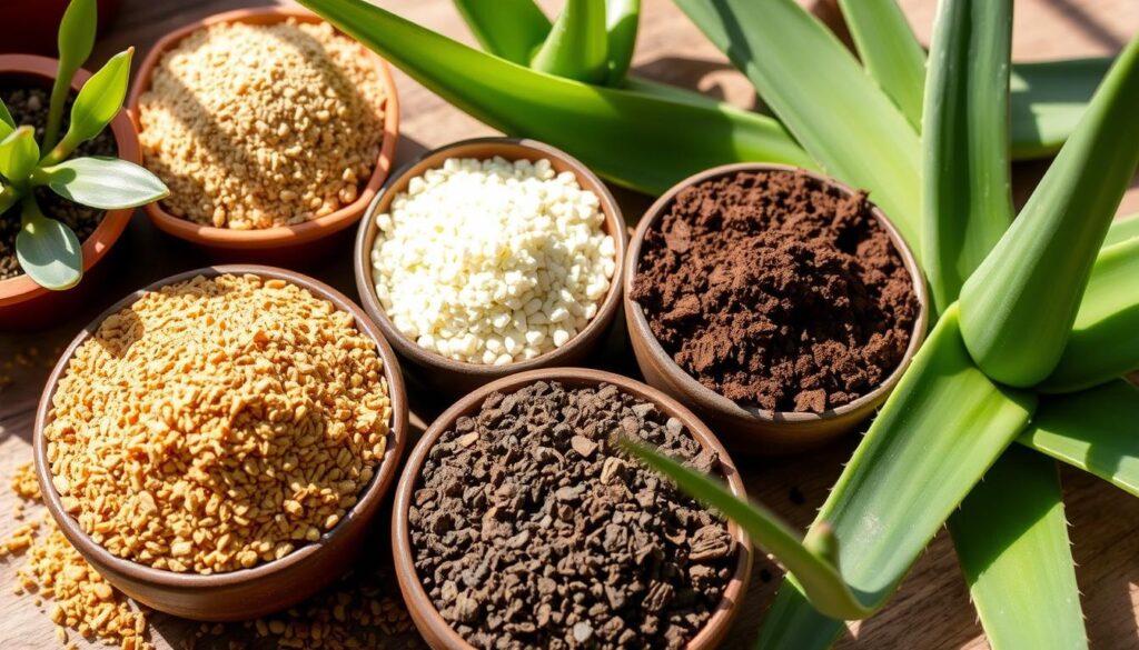 Aloe vera soil ingredients