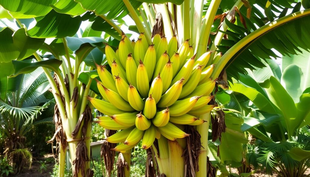 Banana plant nutrient deficiencies