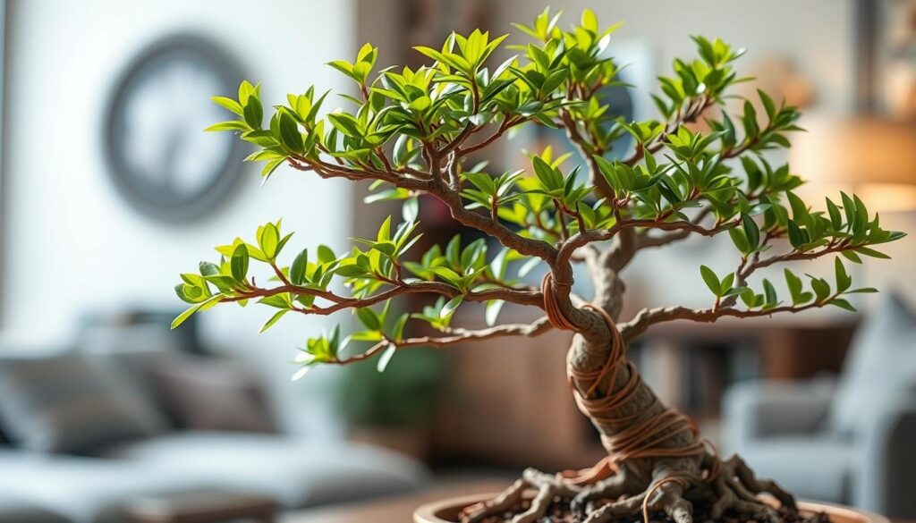 Bonsai jade tree wiring