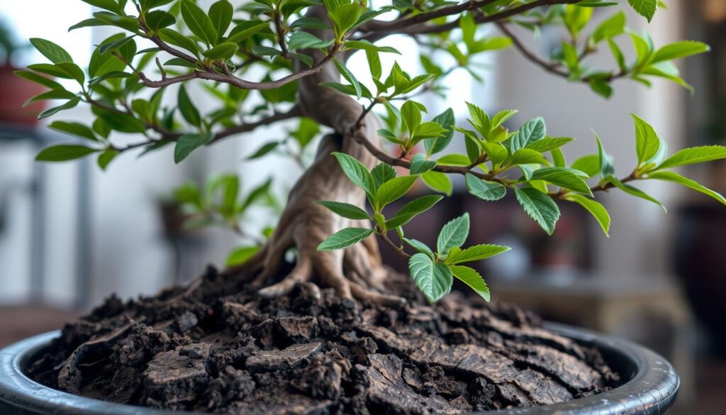 Bonsai tree soil moisture