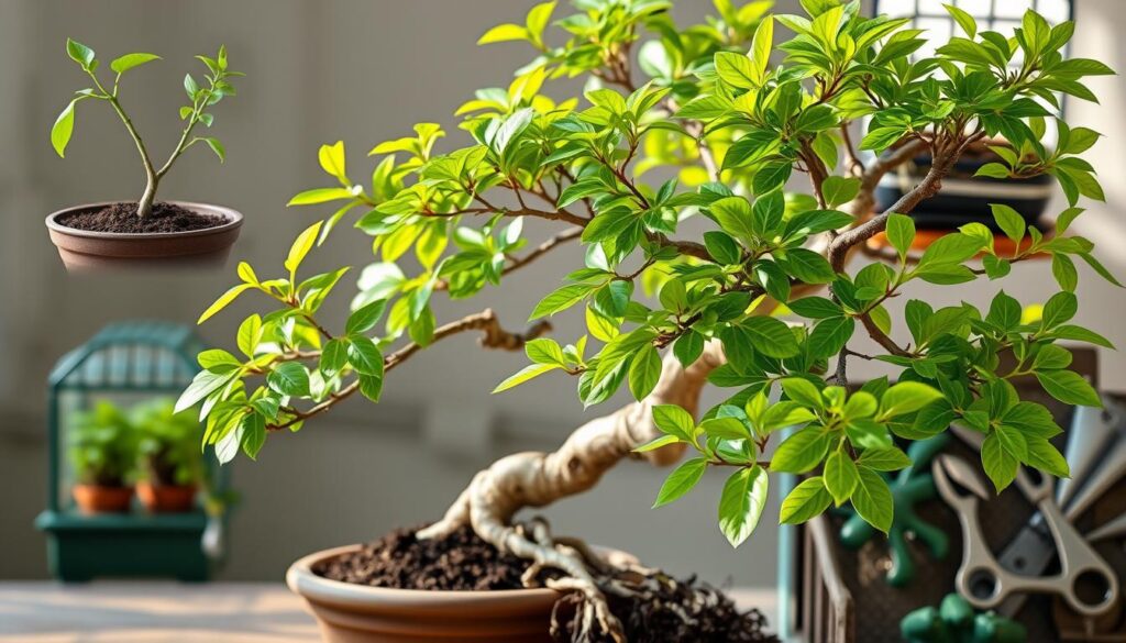 Chinese elm bonsai propagation