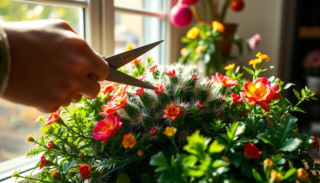 Christmas Cactus Pruning