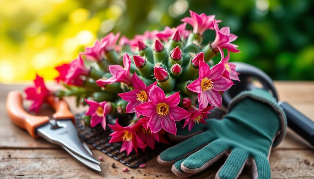 Christmas Cactus Pruning