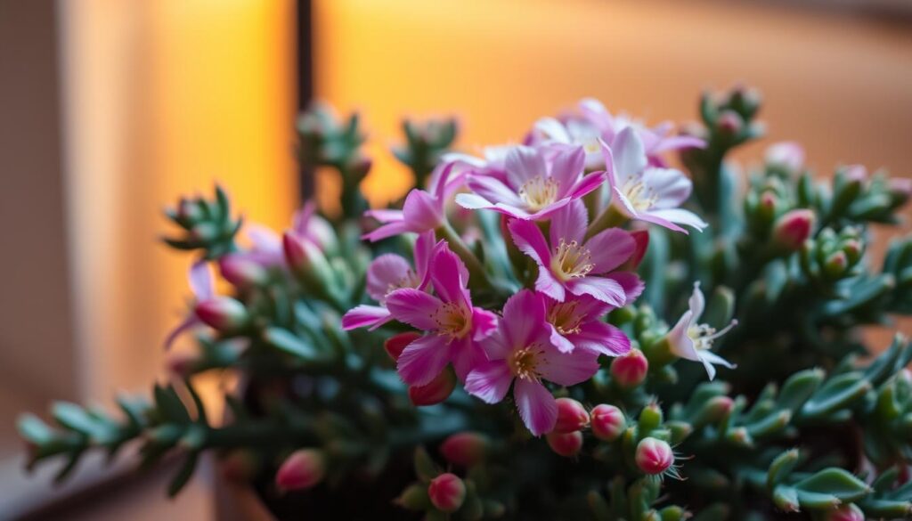 Christmas cactus blooming