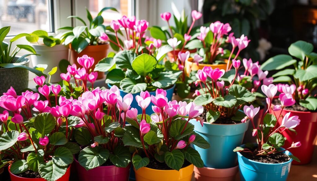 Cyclamen plants