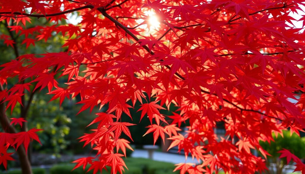 Deshojo maple autumn foliage