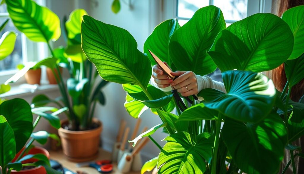 Elephant Ear Houseplant Pruning