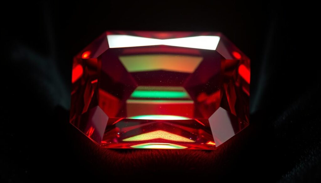 Emerald Red Gemstone