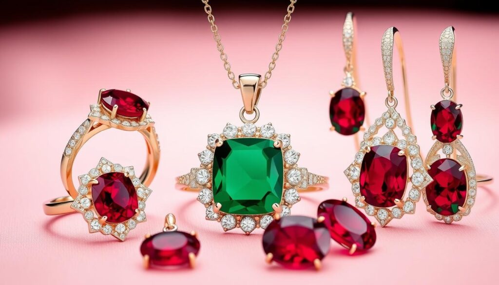 Emerald Red Jewelry