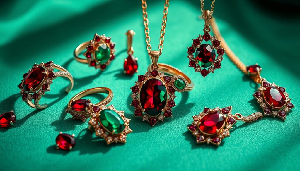 Emerald Red Jewelry