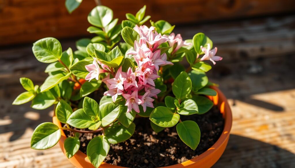 Flowering jade plant