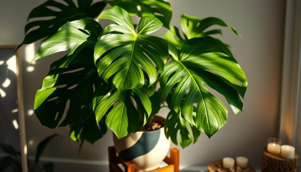 Monstera Deliciosa in Low Light