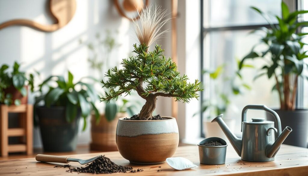 Ponytail Bonsai Repotting