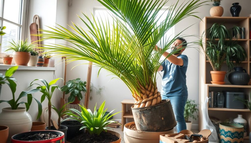 Ponytail Palm Repotting