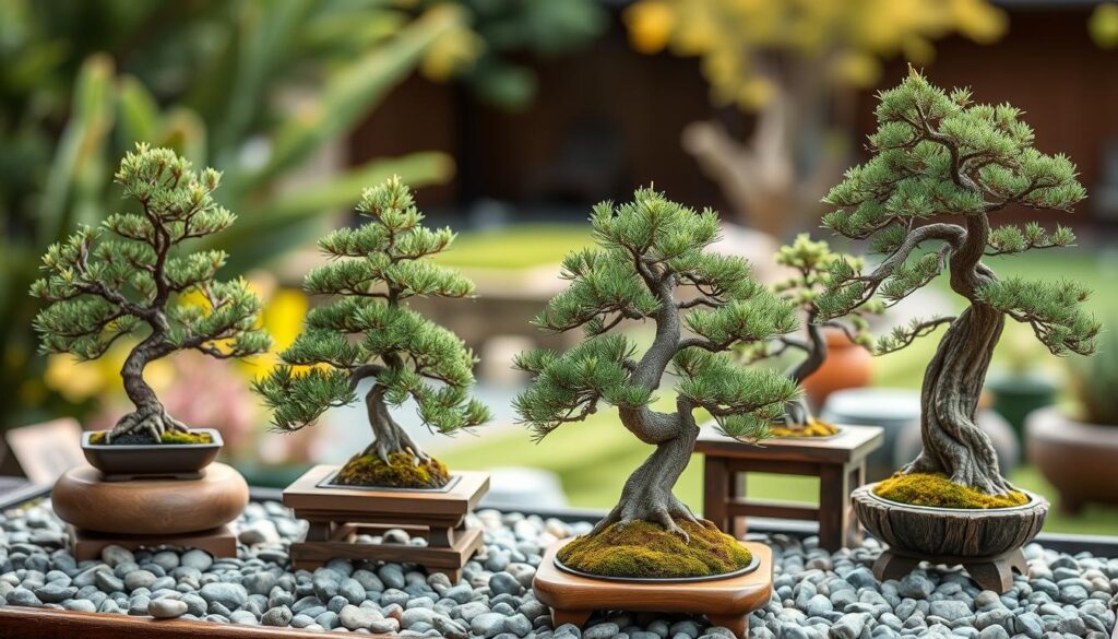 Popular juniper bonsai styles