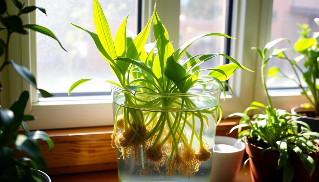 Propagating spider plants