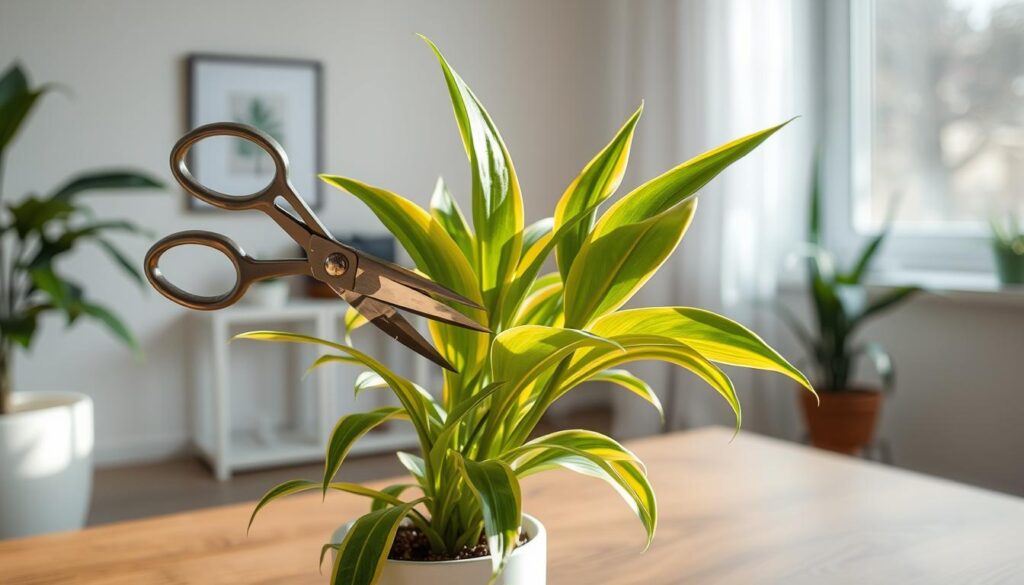 Pruning Dracaena Lemon Lime