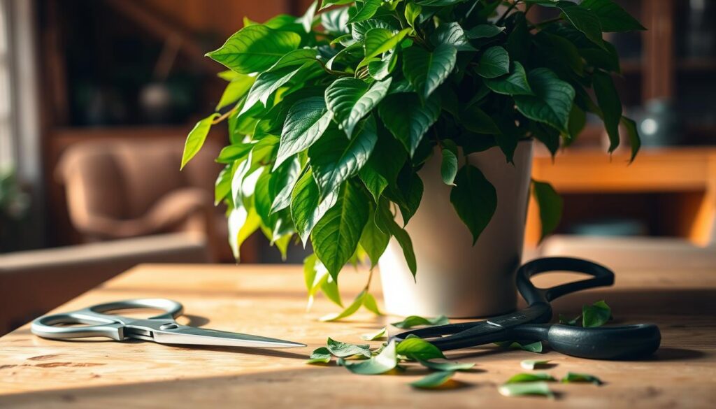 Pruning tips for pothos