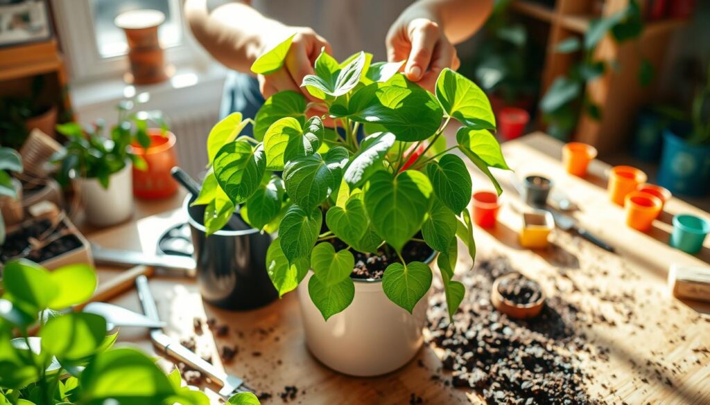 Repotting Pothos