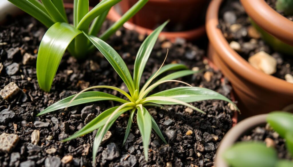 Spider plant potting mix