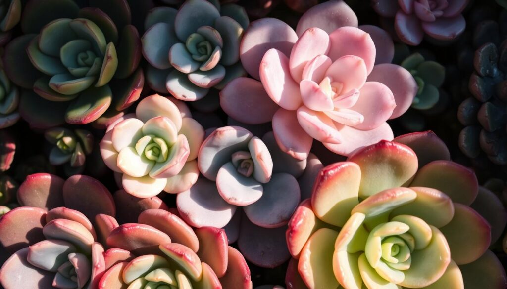 Succulent round leaves