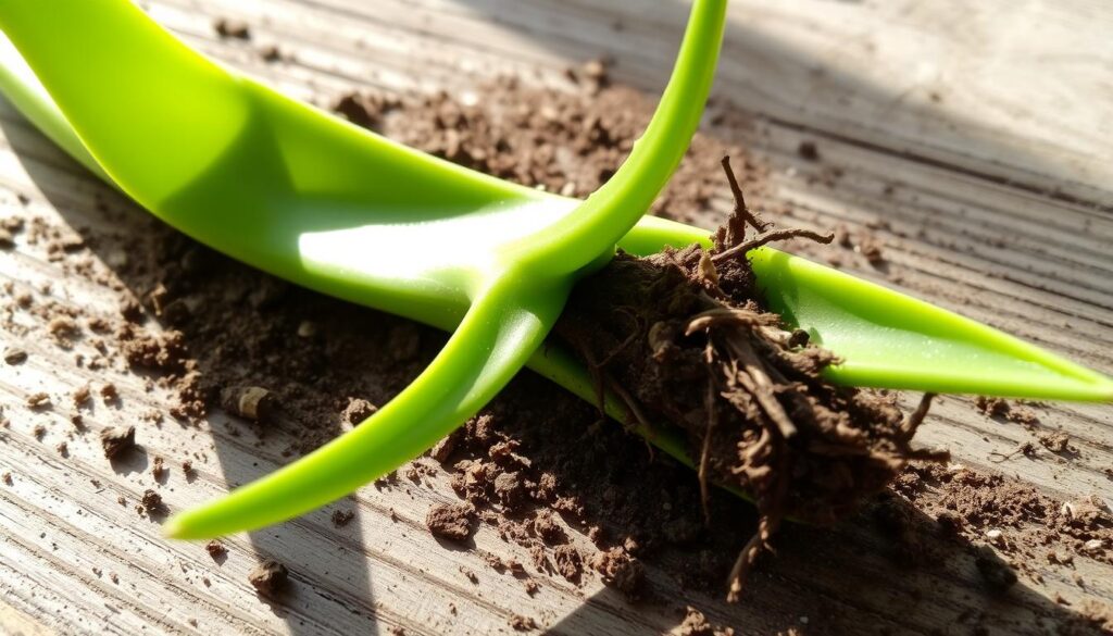 aloe plant cutting