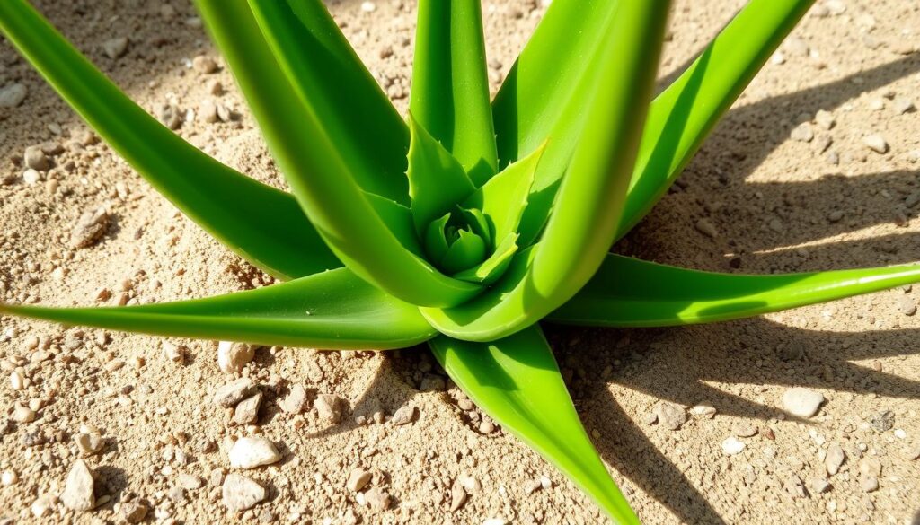 aloe plant cutting