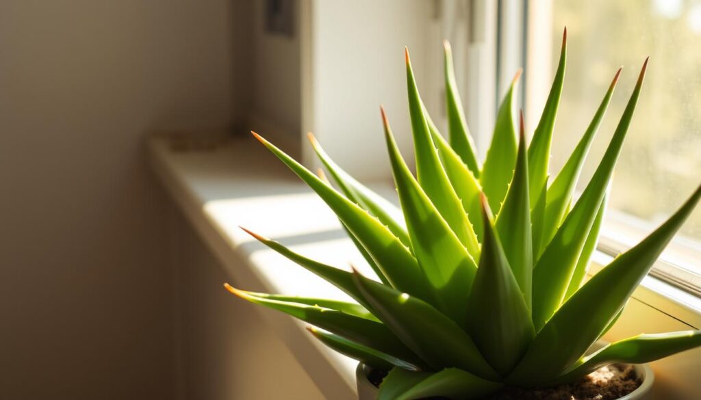 aloe plant light conditions