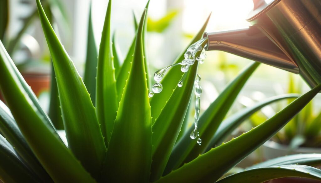 aloe vera plant watering