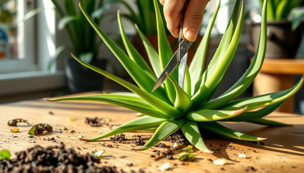 aloe vera pruning