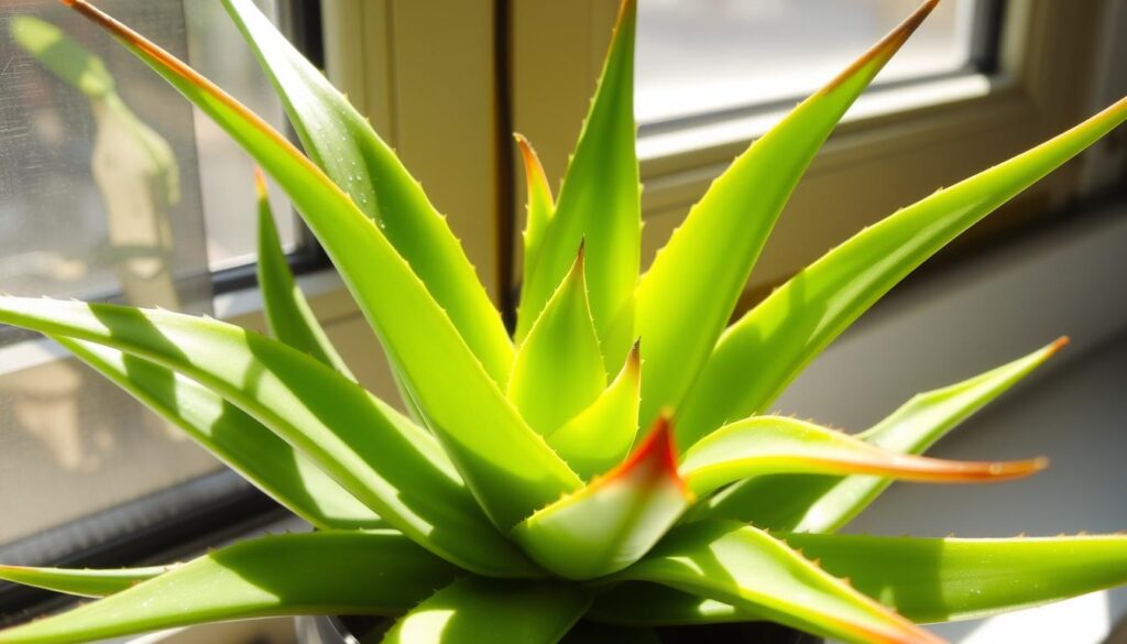 aloe vera sunlight exposure