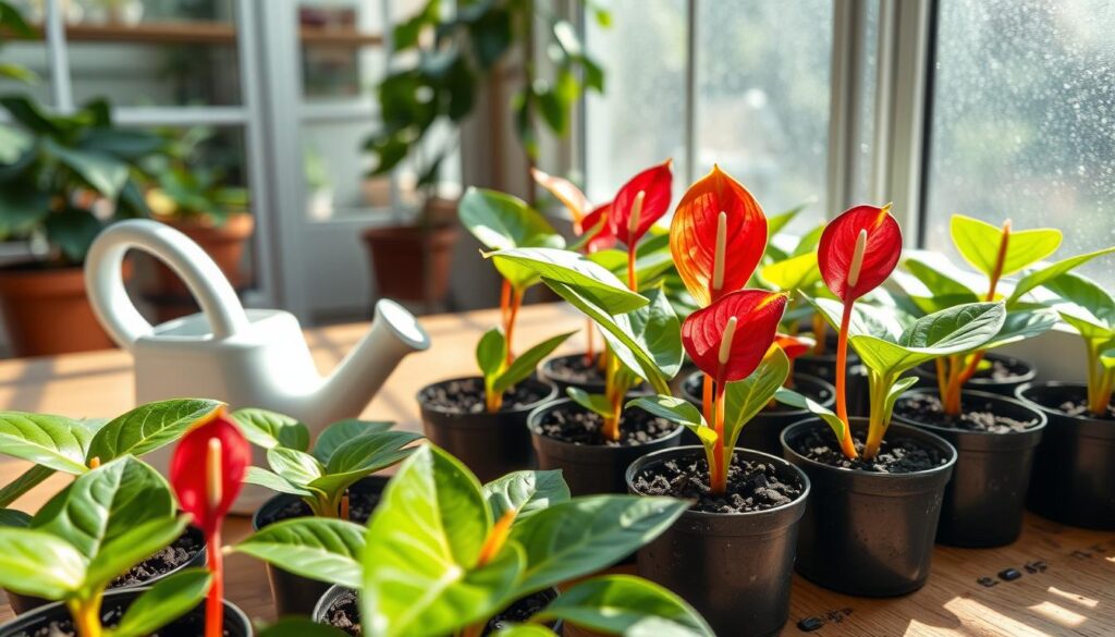 anthurium seedling care