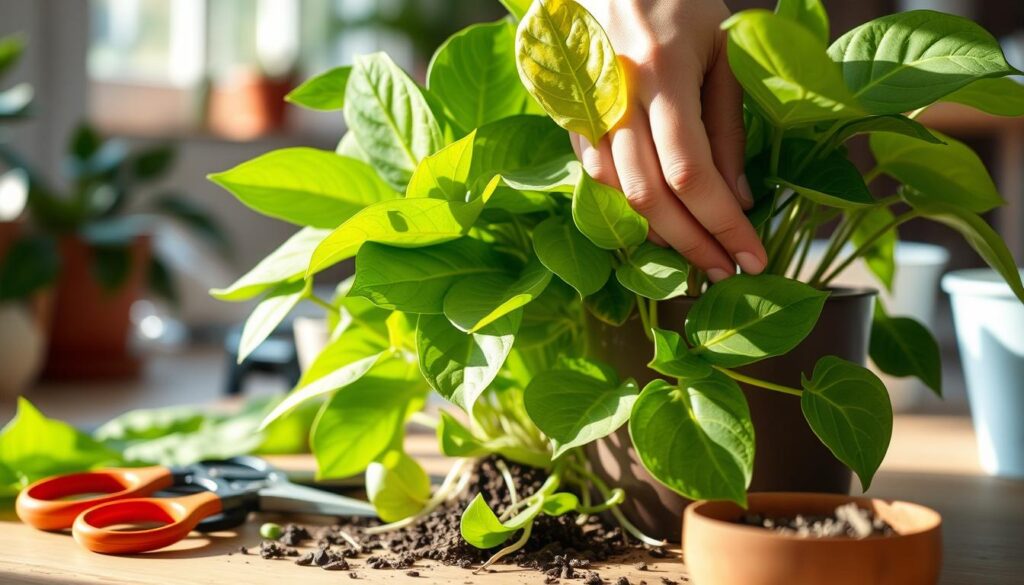 assessing pothos health