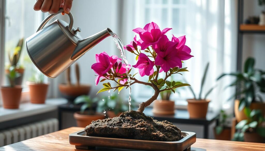 azalea bonsai watering