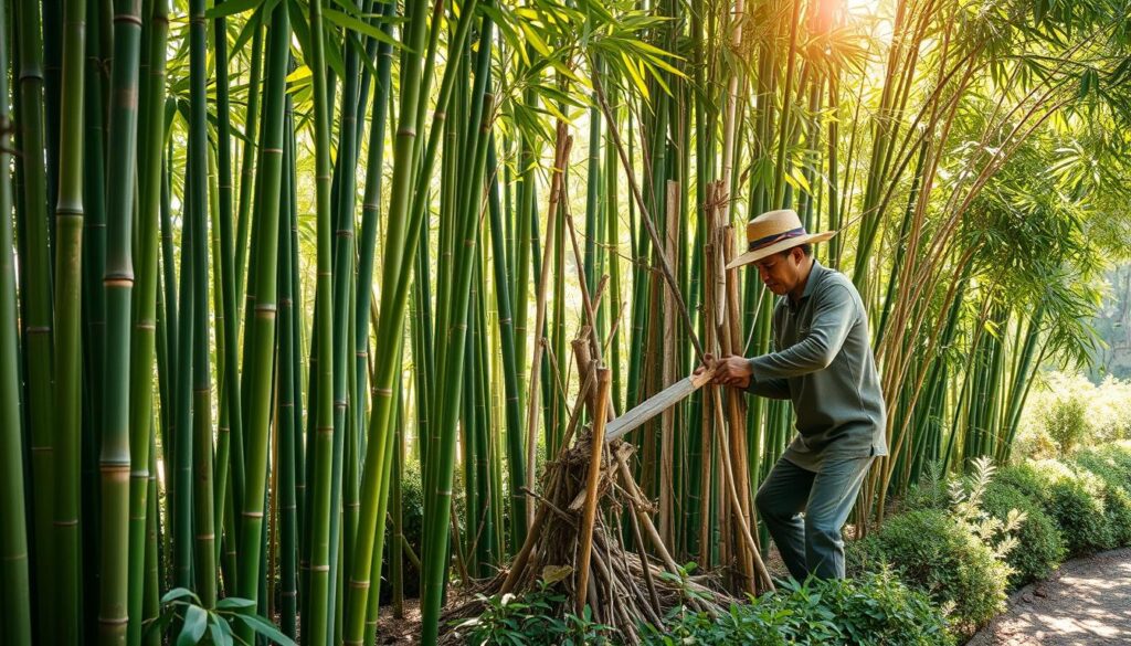 bamboo culm removal