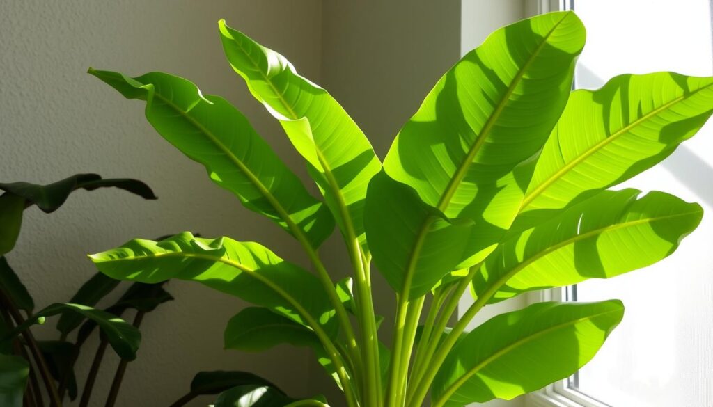 banana plant light