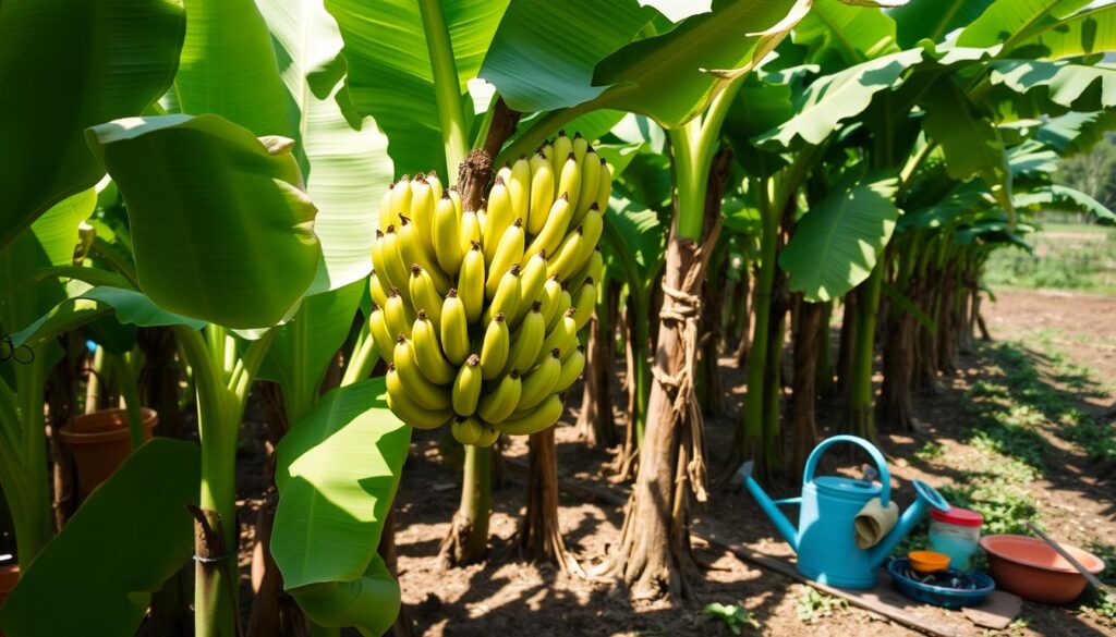 banana plant maintenance