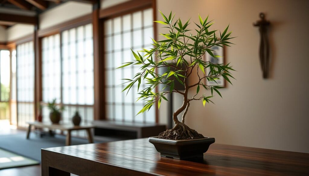 bonsai bamboo plant