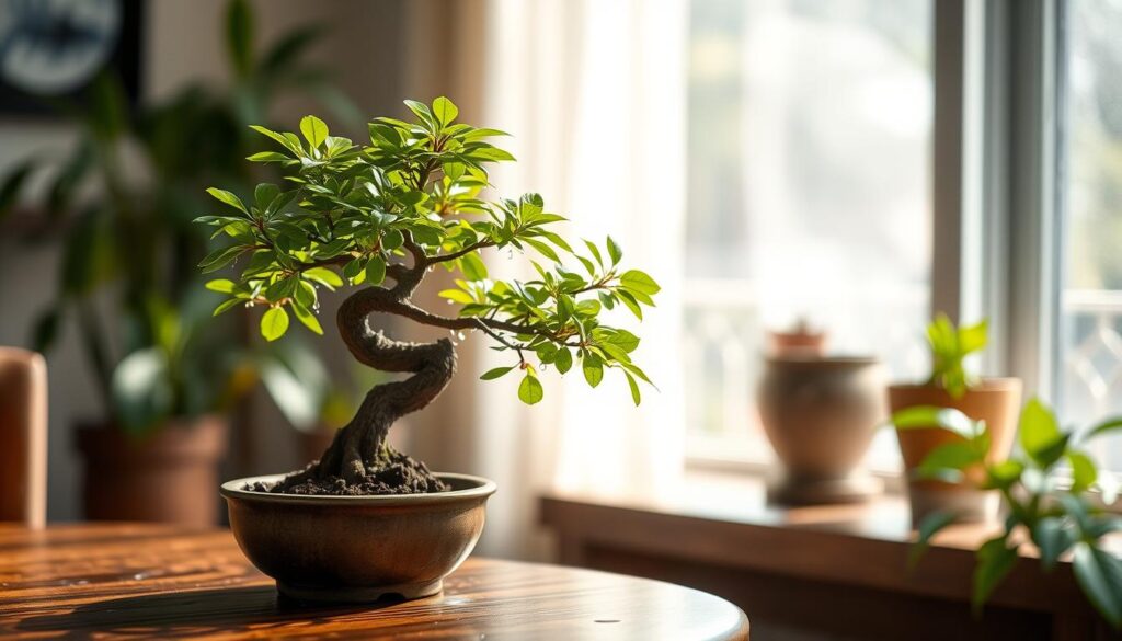 bonsai leaf spraying