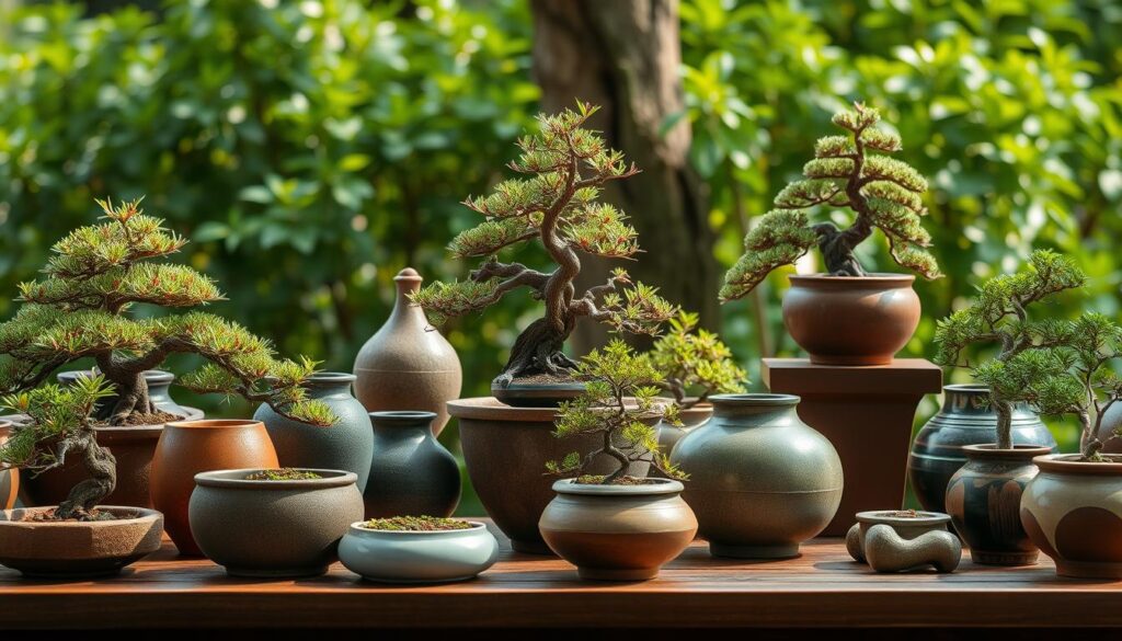 bonsai pot selection