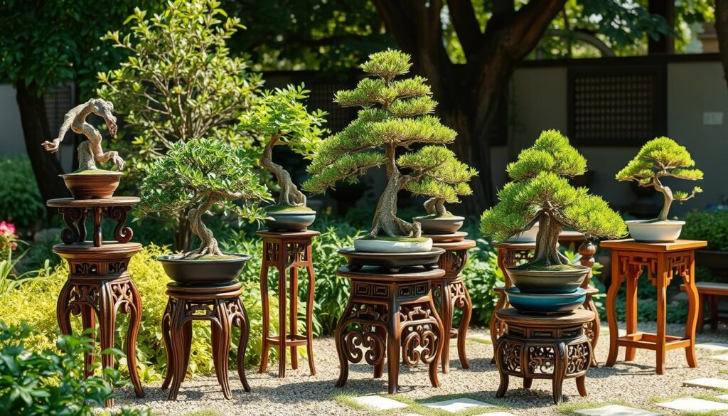 bonsai pot stands