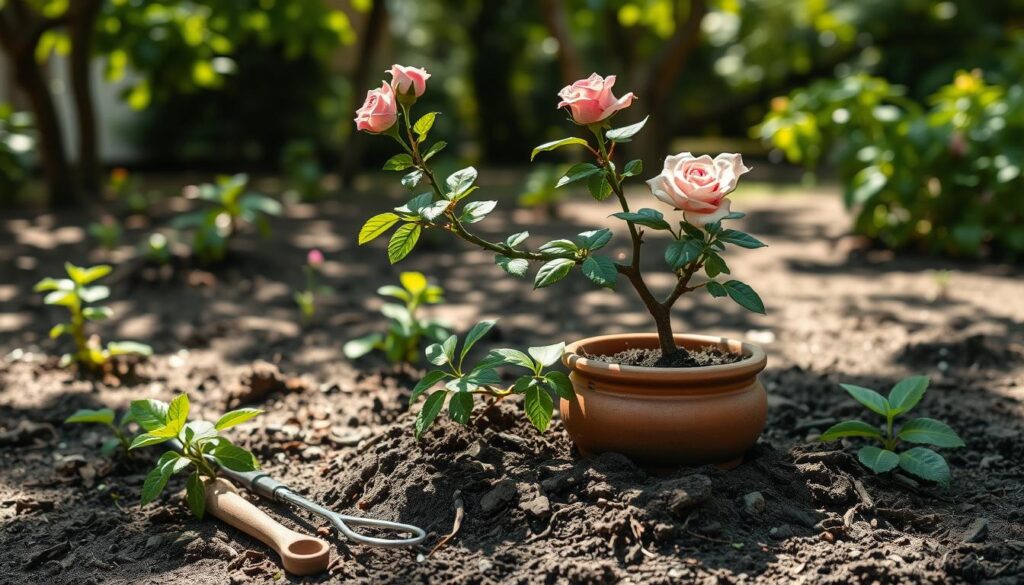 bonsai rose planting