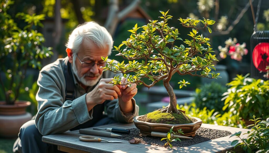 bonsai tree pruning