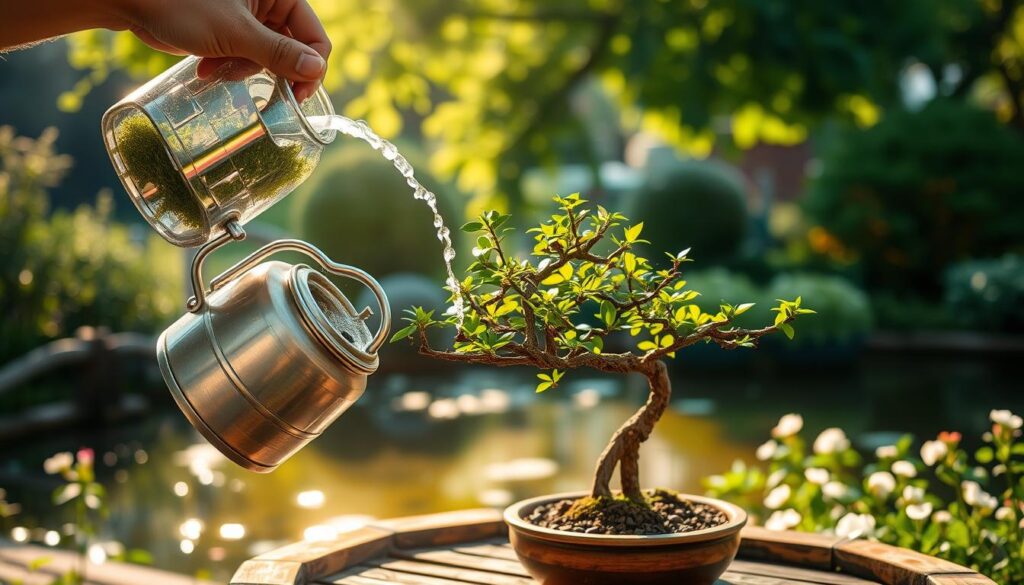 bonsai watering