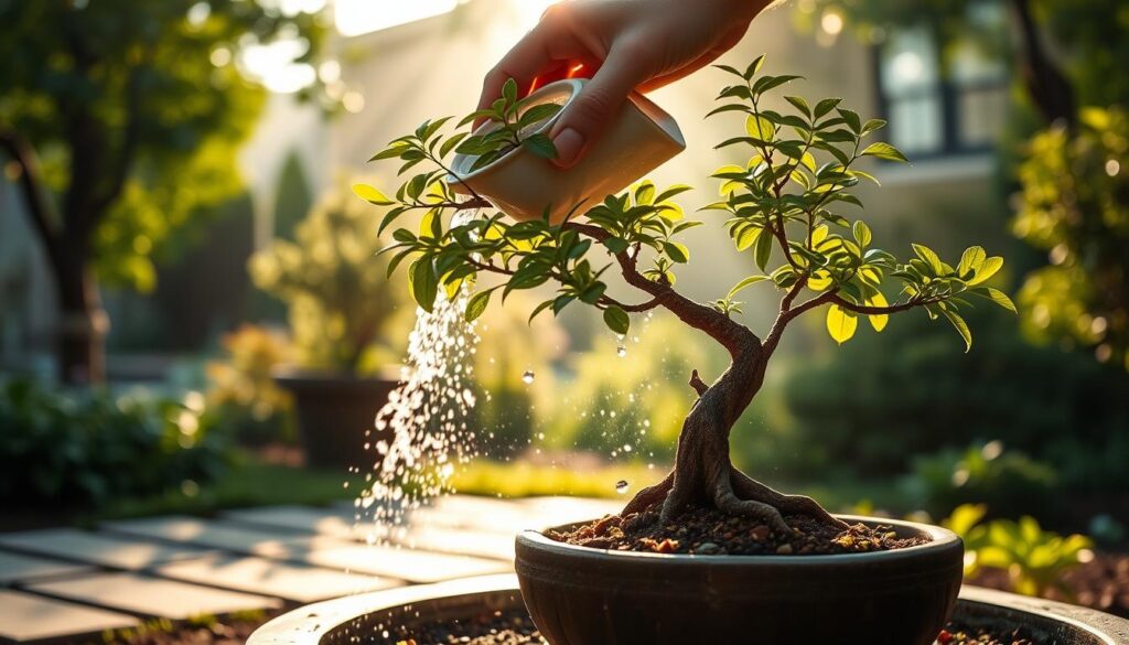 bonsai watering