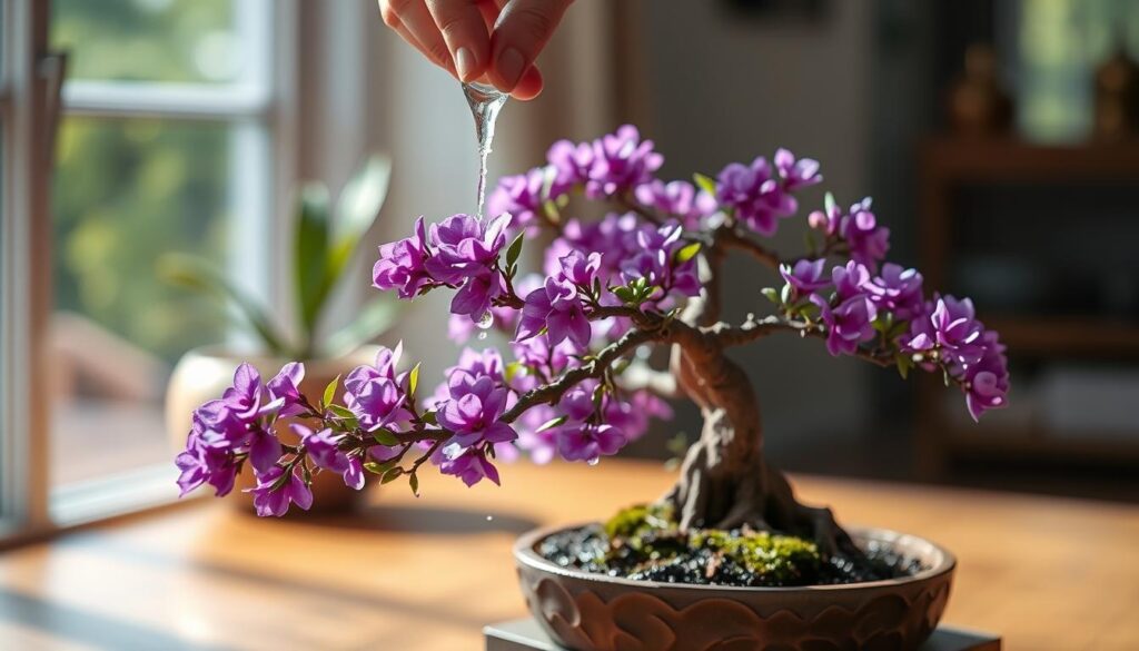 bonsai watering technique