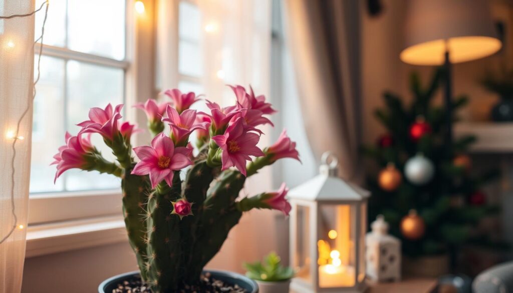 christmas cactus indoor lighting