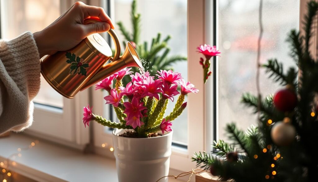 christmas cactus watering