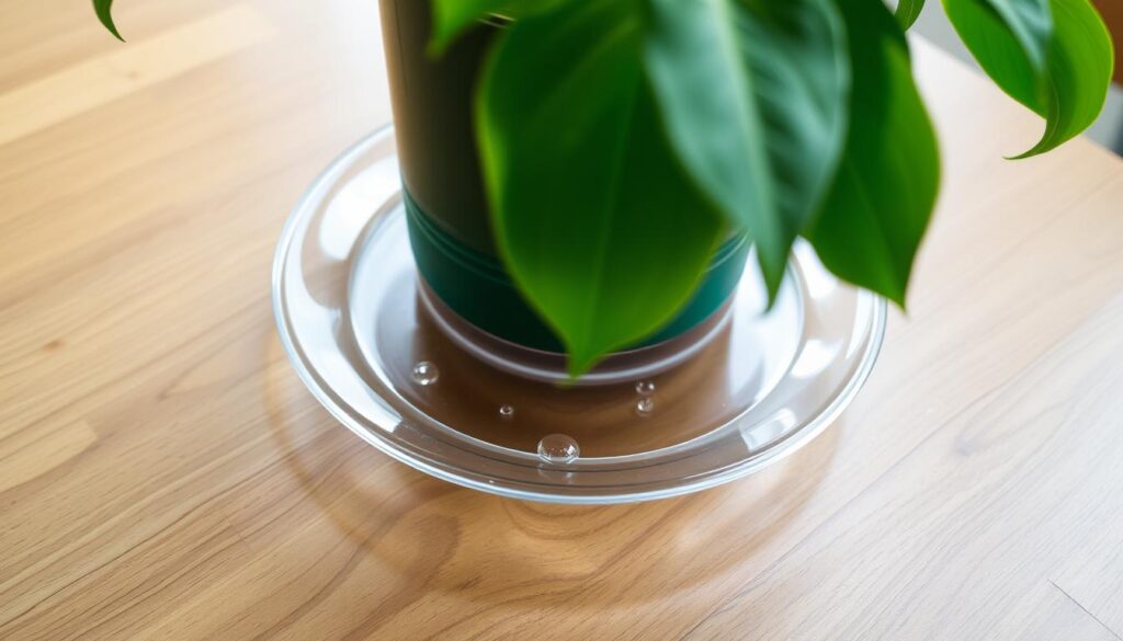 clear plant saucer