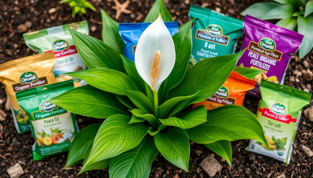 commercial organic fertilizers for peace lily